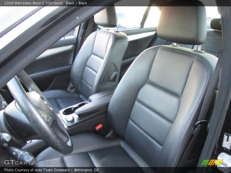 Black / Black 2009 Mercedes-Benz C 300 Sport