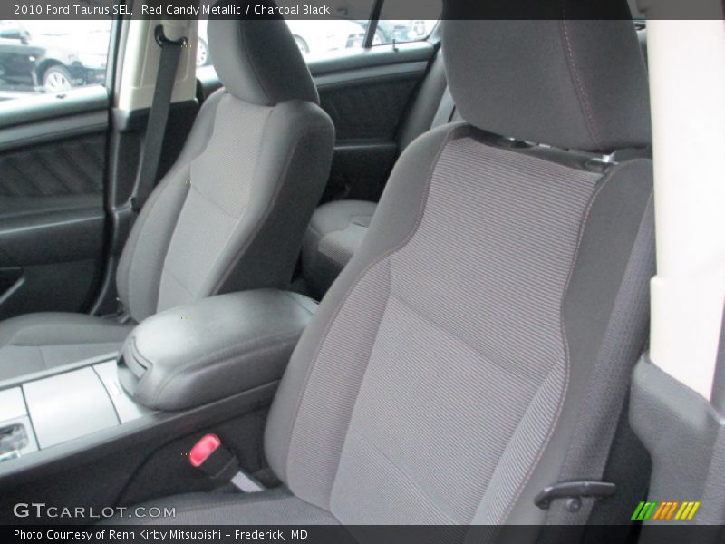 Red Candy Metallic / Charcoal Black 2010 Ford Taurus SEL