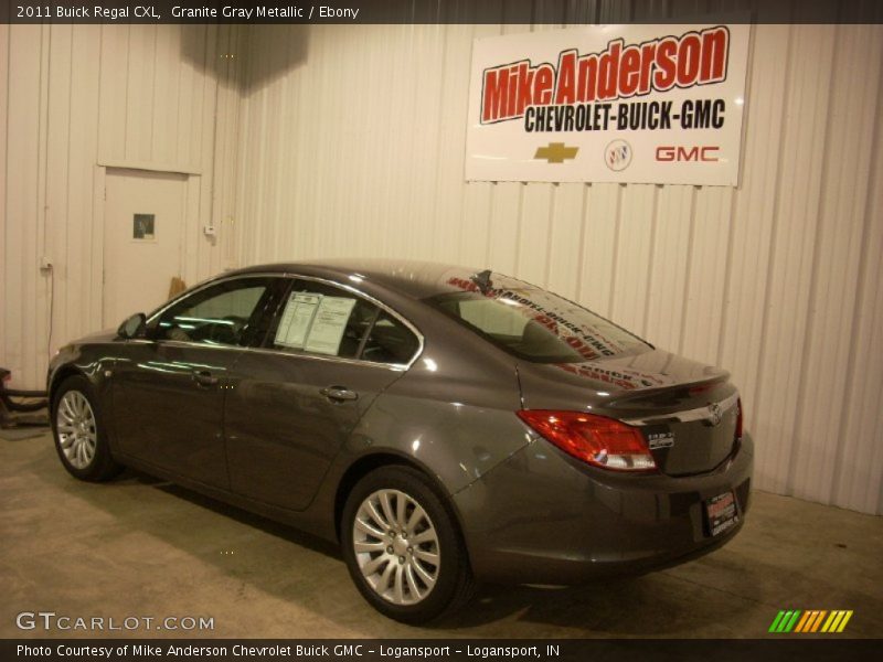 Granite Gray Metallic / Ebony 2011 Buick Regal CXL