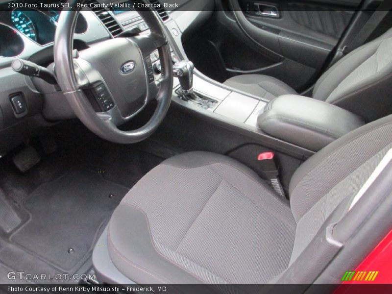 Red Candy Metallic / Charcoal Black 2010 Ford Taurus SEL