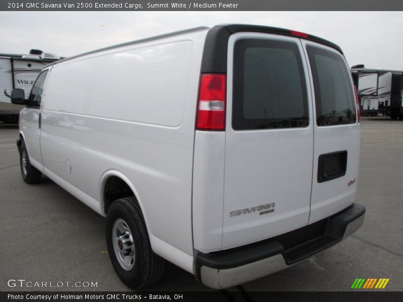 Summit White / Medium Pewter 2014 GMC Savana Van 2500 Extended Cargo