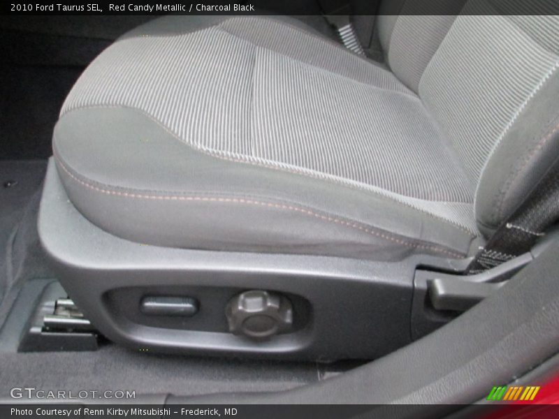 Red Candy Metallic / Charcoal Black 2010 Ford Taurus SEL