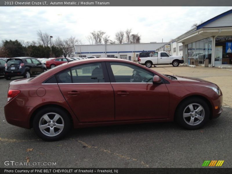 Autumn Metallic / Medium Titanium 2013 Chevrolet Cruze LT
