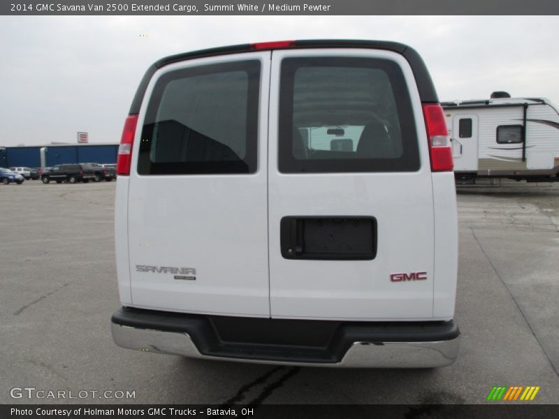 Summit White / Medium Pewter 2014 GMC Savana Van 2500 Extended Cargo