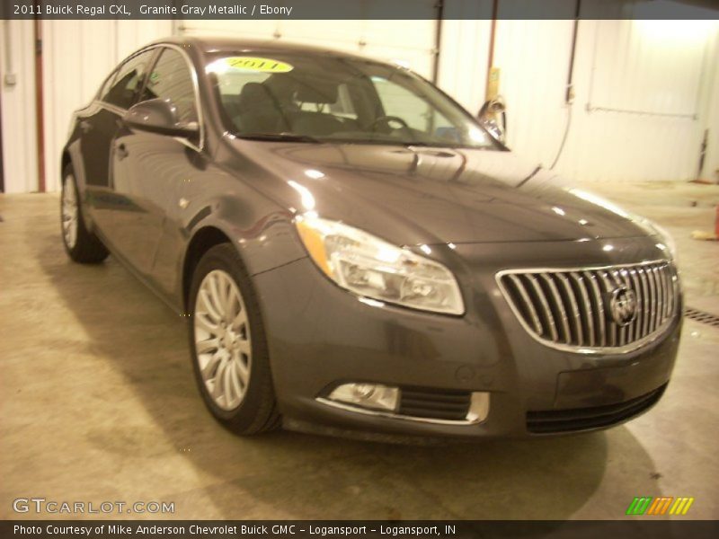 Granite Gray Metallic / Ebony 2011 Buick Regal CXL