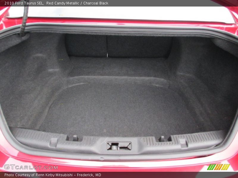 Red Candy Metallic / Charcoal Black 2010 Ford Taurus SEL