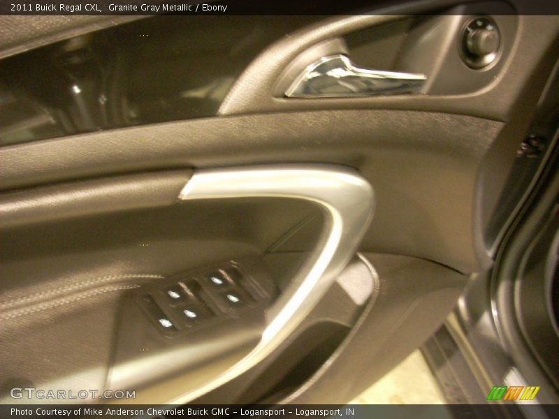 Granite Gray Metallic / Ebony 2011 Buick Regal CXL