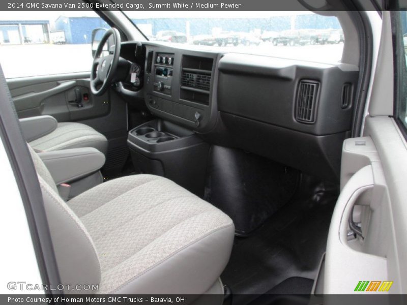 Summit White / Medium Pewter 2014 GMC Savana Van 2500 Extended Cargo
