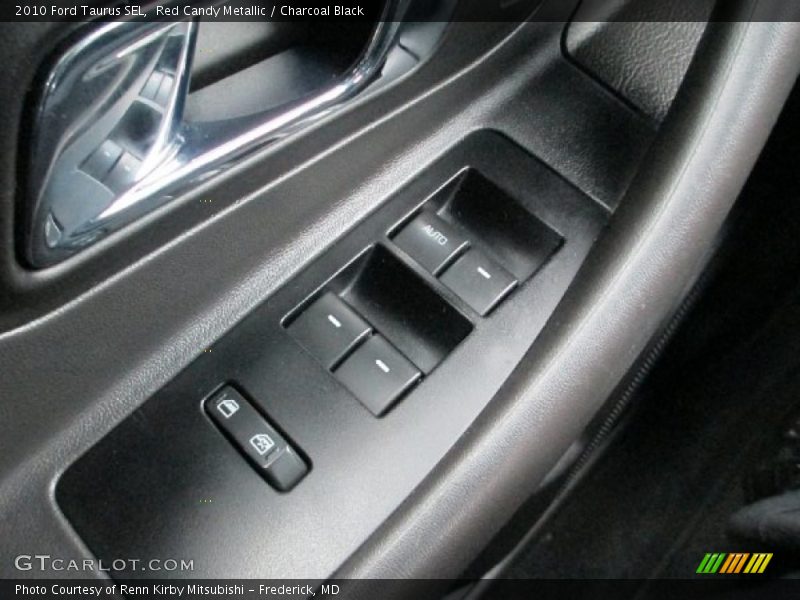 Red Candy Metallic / Charcoal Black 2010 Ford Taurus SEL