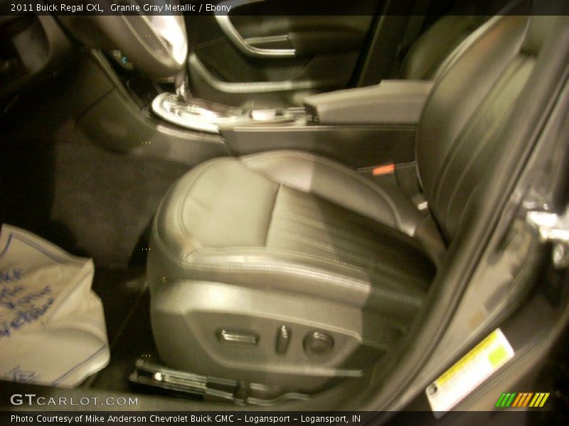 Granite Gray Metallic / Ebony 2011 Buick Regal CXL