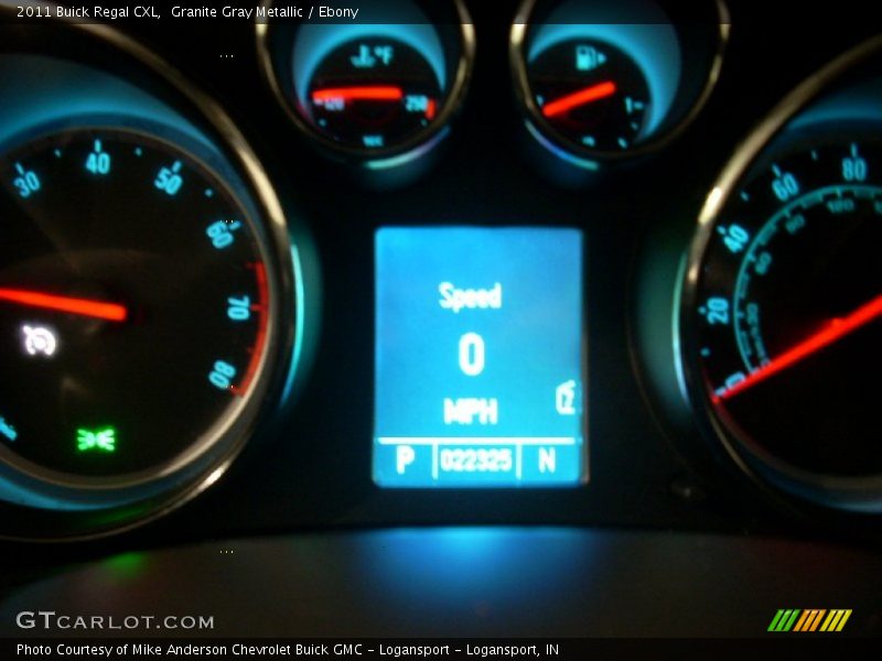 Granite Gray Metallic / Ebony 2011 Buick Regal CXL