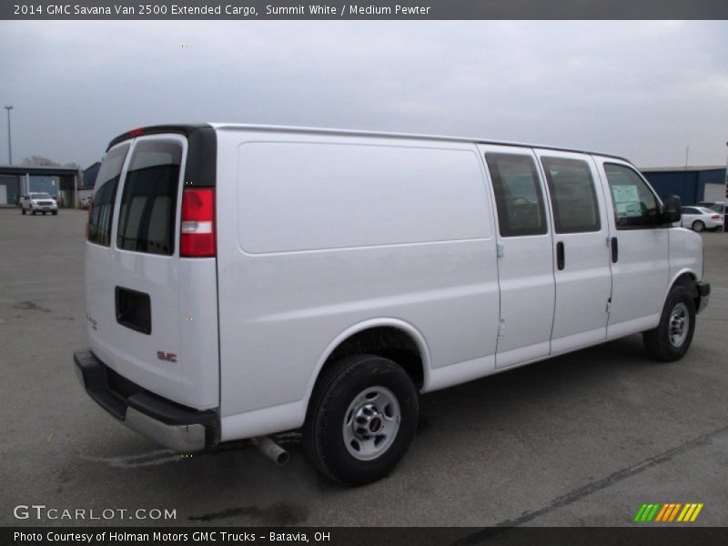 Summit White / Medium Pewter 2014 GMC Savana Van 2500 Extended Cargo
