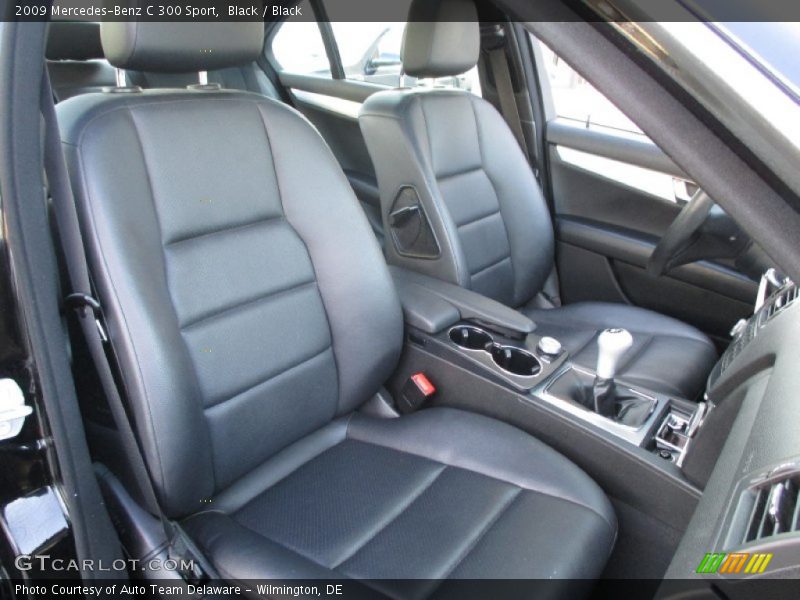 Black / Black 2009 Mercedes-Benz C 300 Sport