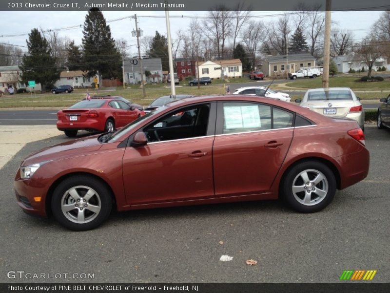 Autumn Metallic / Medium Titanium 2013 Chevrolet Cruze LT