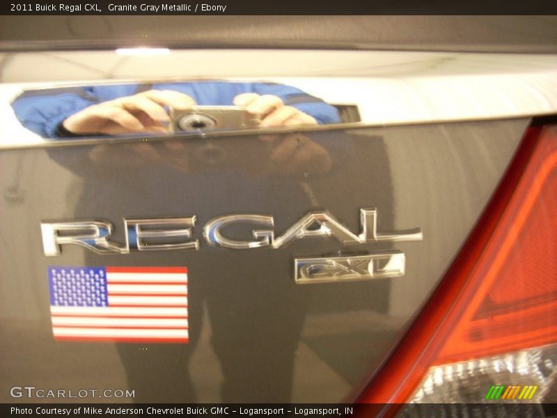 Granite Gray Metallic / Ebony 2011 Buick Regal CXL