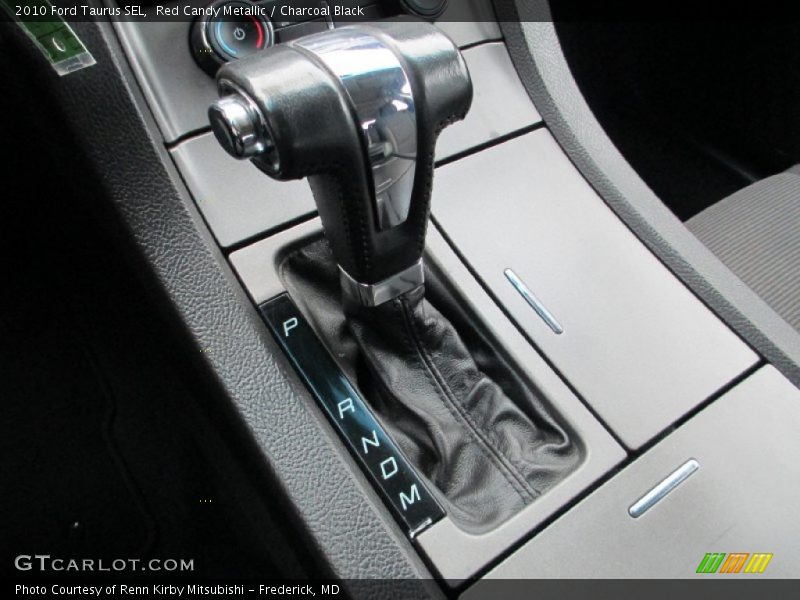 Red Candy Metallic / Charcoal Black 2010 Ford Taurus SEL