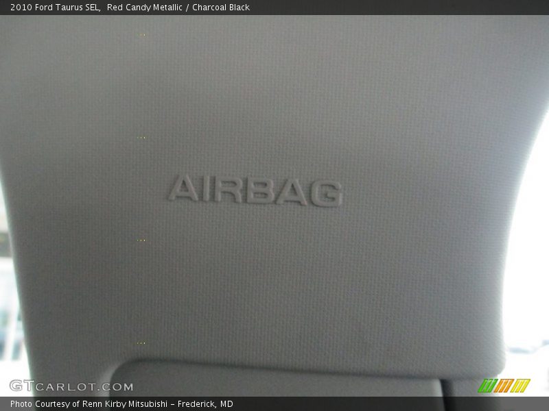 Red Candy Metallic / Charcoal Black 2010 Ford Taurus SEL