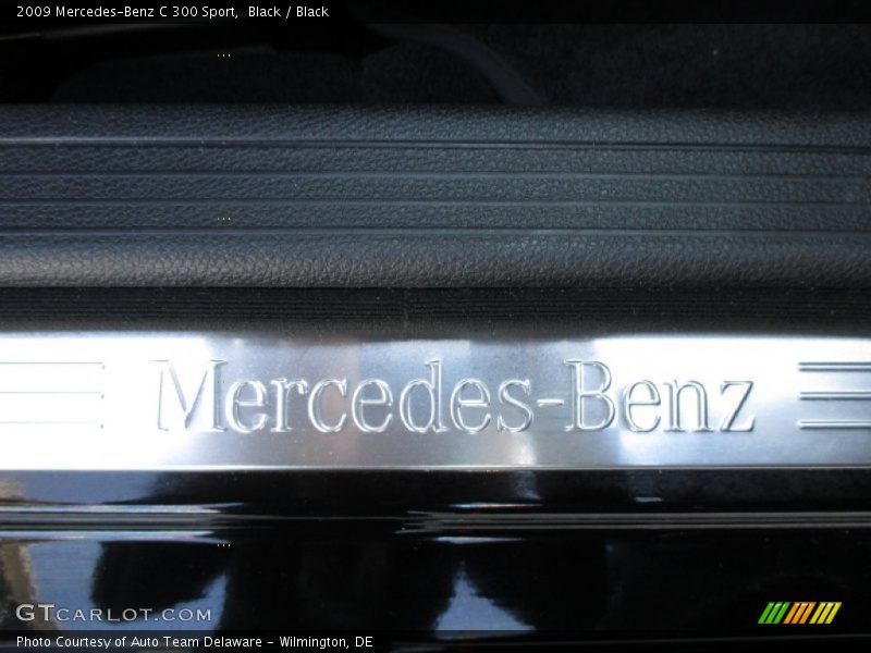 Black / Black 2009 Mercedes-Benz C 300 Sport