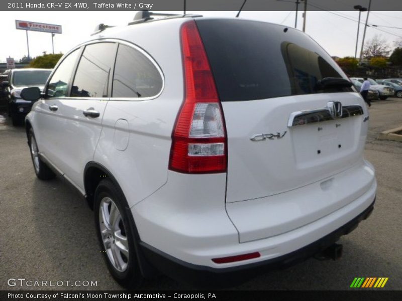 Taffeta White / Gray 2011 Honda CR-V EX 4WD
