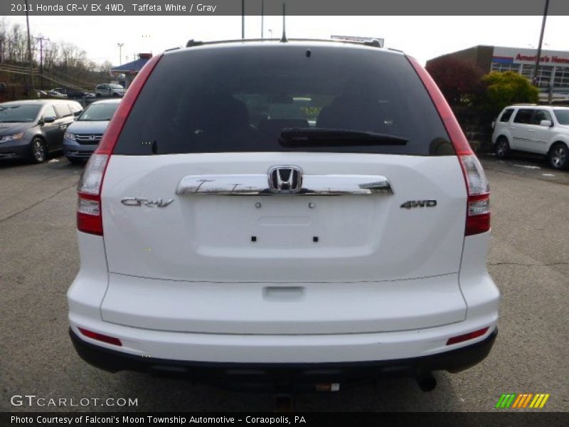 Taffeta White / Gray 2011 Honda CR-V EX 4WD