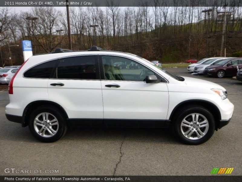 Taffeta White / Gray 2011 Honda CR-V EX 4WD