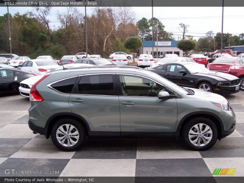 Opal Sage Metallic / Beige 2012 Honda CR-V EX-L