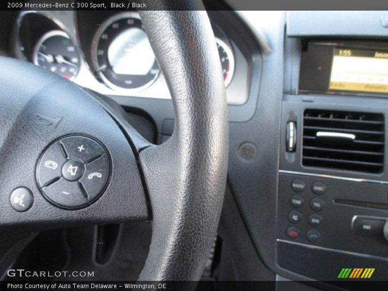 Black / Black 2009 Mercedes-Benz C 300 Sport