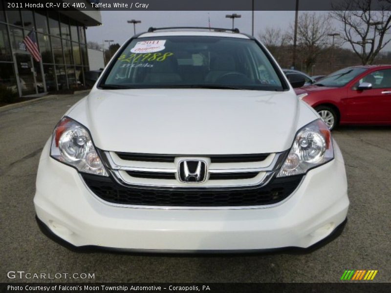 Taffeta White / Gray 2011 Honda CR-V EX 4WD