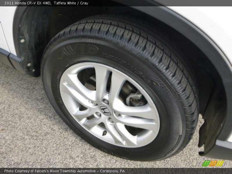 Taffeta White / Gray 2011 Honda CR-V EX 4WD