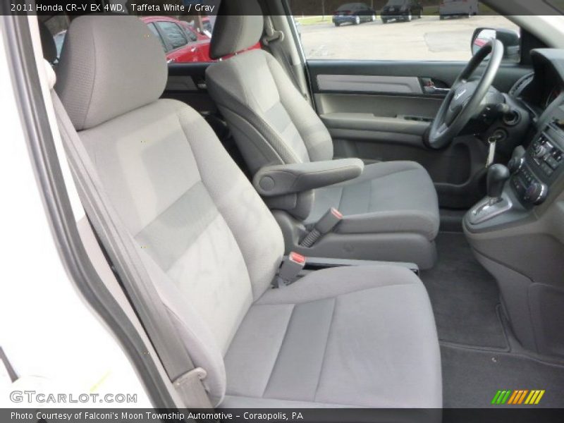 Taffeta White / Gray 2011 Honda CR-V EX 4WD