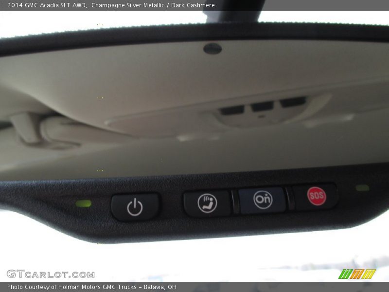 Champagne Silver Metallic / Dark Cashmere 2014 GMC Acadia SLT AWD