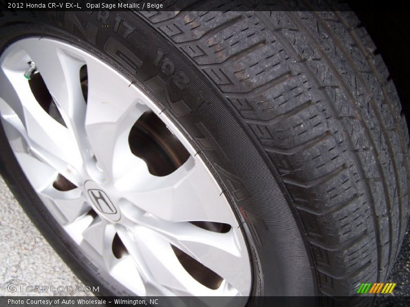 Opal Sage Metallic / Beige 2012 Honda CR-V EX-L