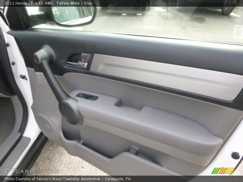 Taffeta White / Gray 2011 Honda CR-V EX 4WD