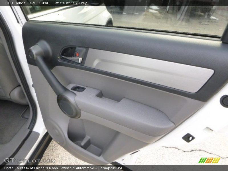 Taffeta White / Gray 2011 Honda CR-V EX 4WD