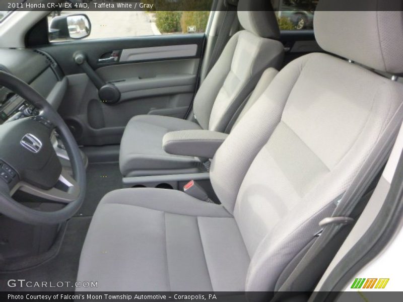 Taffeta White / Gray 2011 Honda CR-V EX 4WD