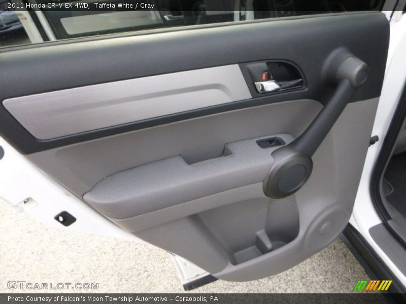 Taffeta White / Gray 2011 Honda CR-V EX 4WD