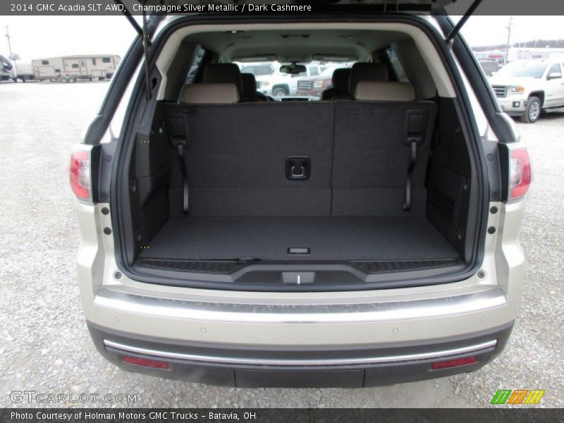 Champagne Silver Metallic / Dark Cashmere 2014 GMC Acadia SLT AWD