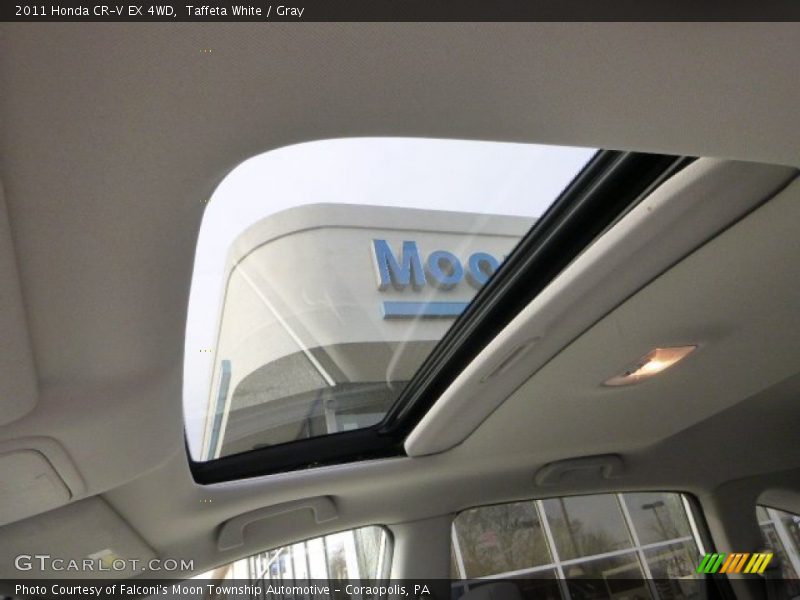 Taffeta White / Gray 2011 Honda CR-V EX 4WD