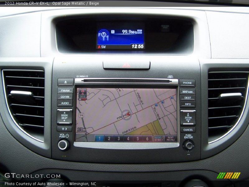 Opal Sage Metallic / Beige 2012 Honda CR-V EX-L