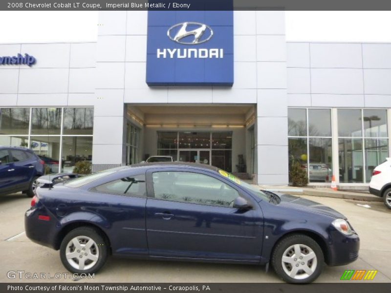 Imperial Blue Metallic / Ebony 2008 Chevrolet Cobalt LT Coupe