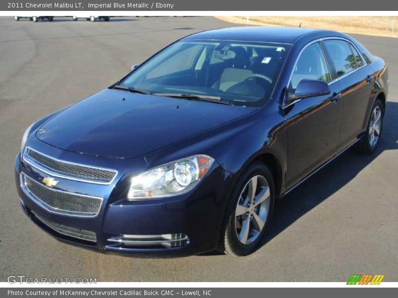 Imperial Blue Metallic / Ebony 2011 Chevrolet Malibu LT