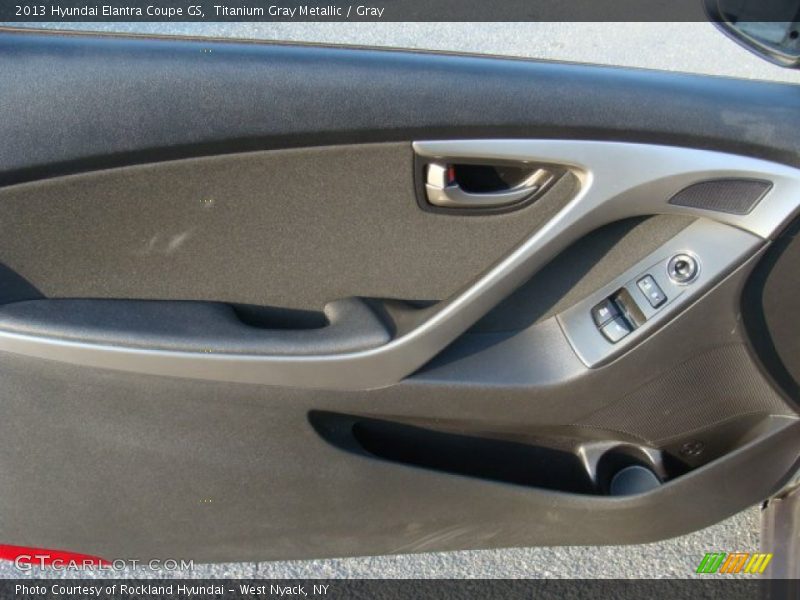 Titanium Gray Metallic / Gray 2013 Hyundai Elantra Coupe GS