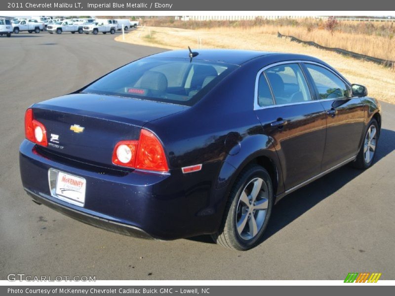 Imperial Blue Metallic / Ebony 2011 Chevrolet Malibu LT
