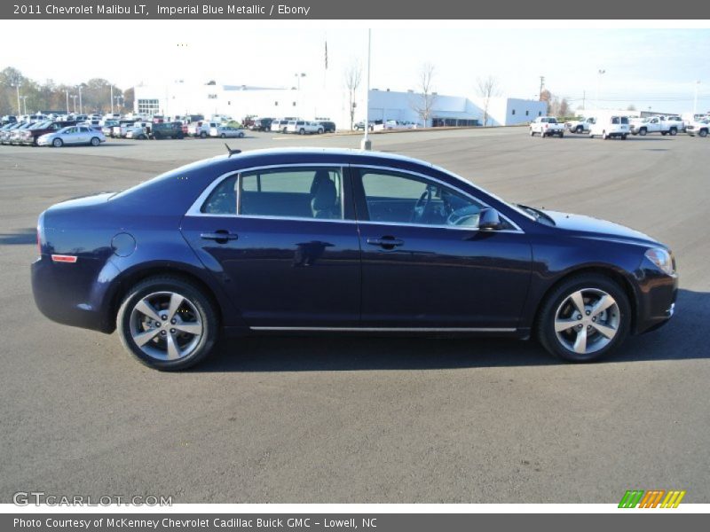 Imperial Blue Metallic / Ebony 2011 Chevrolet Malibu LT