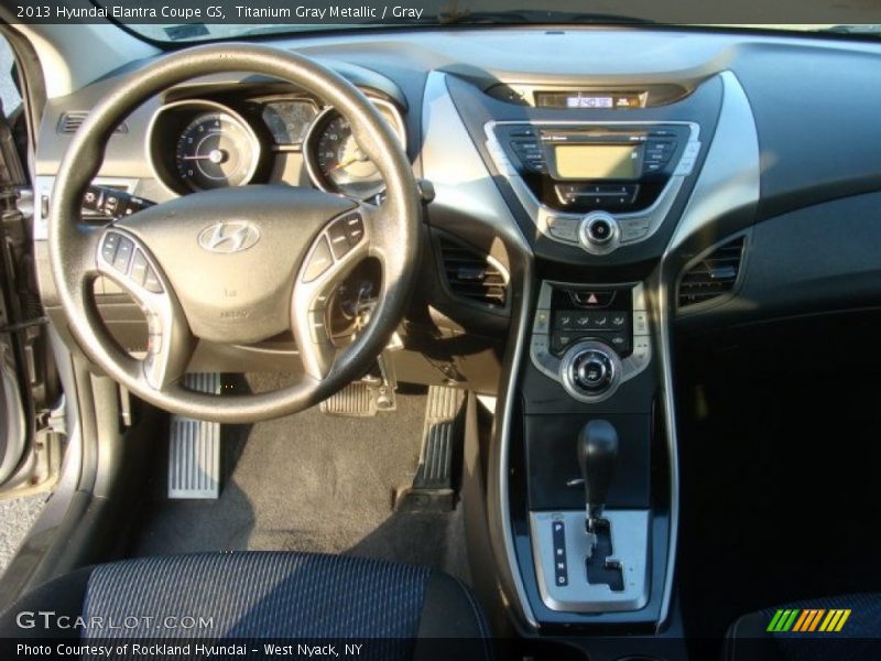 Titanium Gray Metallic / Gray 2013 Hyundai Elantra Coupe GS