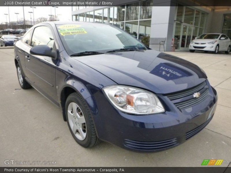 Imperial Blue Metallic / Ebony 2008 Chevrolet Cobalt LT Coupe