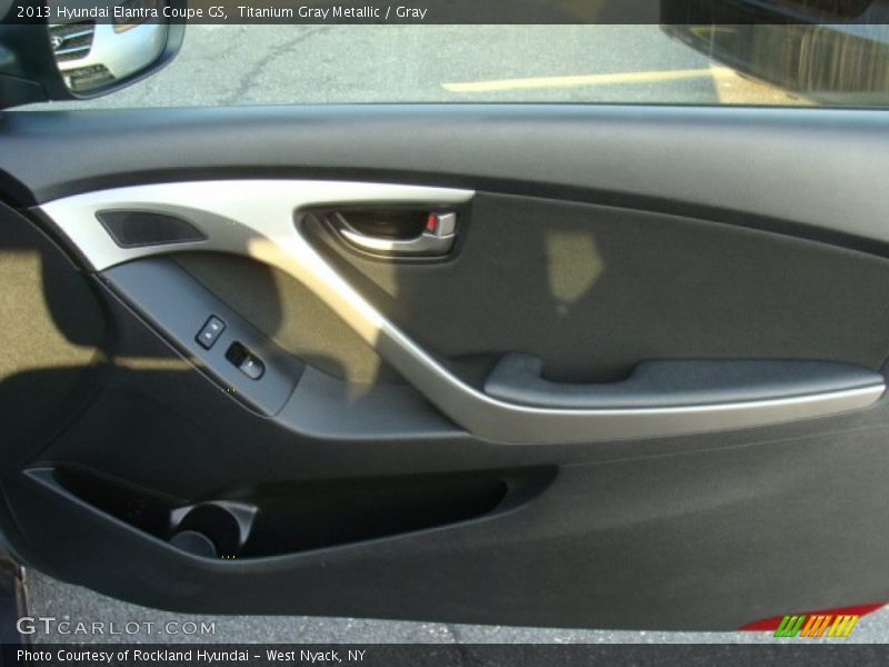 Titanium Gray Metallic / Gray 2013 Hyundai Elantra Coupe GS