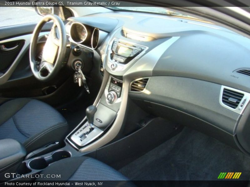 Titanium Gray Metallic / Gray 2013 Hyundai Elantra Coupe GS