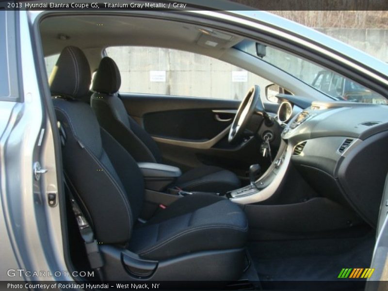 Titanium Gray Metallic / Gray 2013 Hyundai Elantra Coupe GS
