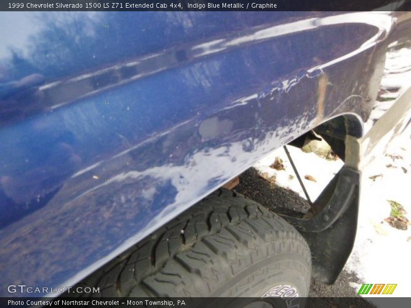 Indigo Blue Metallic / Graphite 1999 Chevrolet Silverado 1500 LS Z71 Extended Cab 4x4